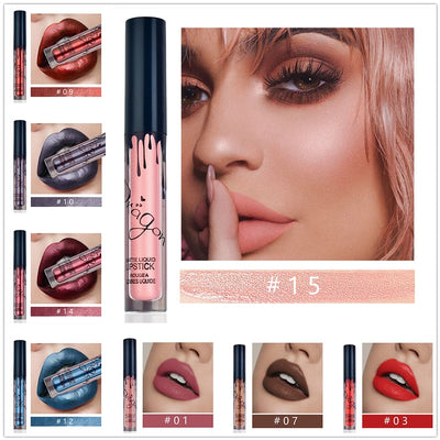 Glitter Long Lasting Waterproof Shiny Metallic Lipstick